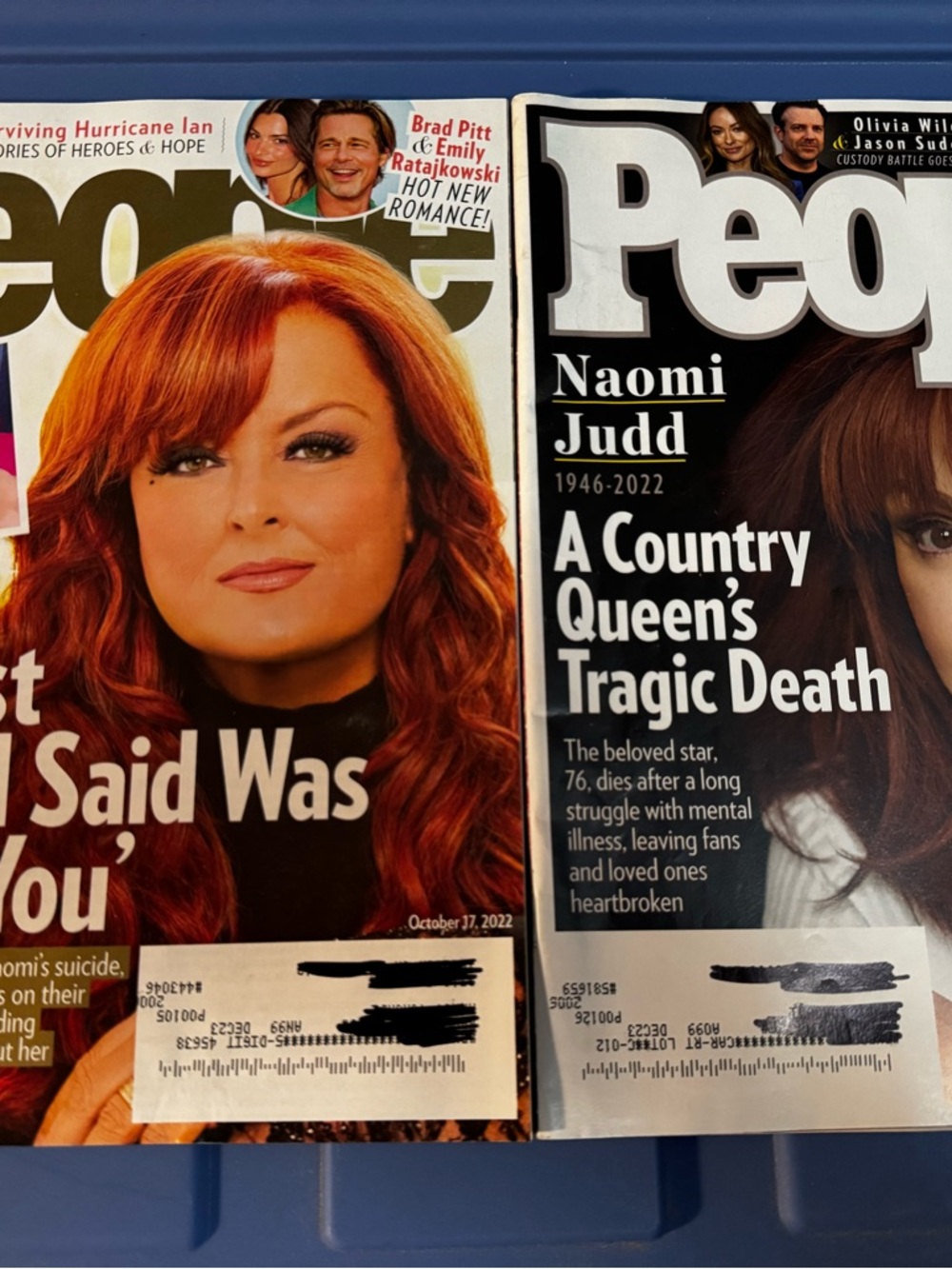 The Judd’s Naomi Judd People magazines